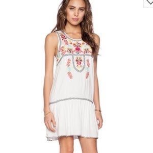 Lovers + Friends Ivory I heart bayboll dress